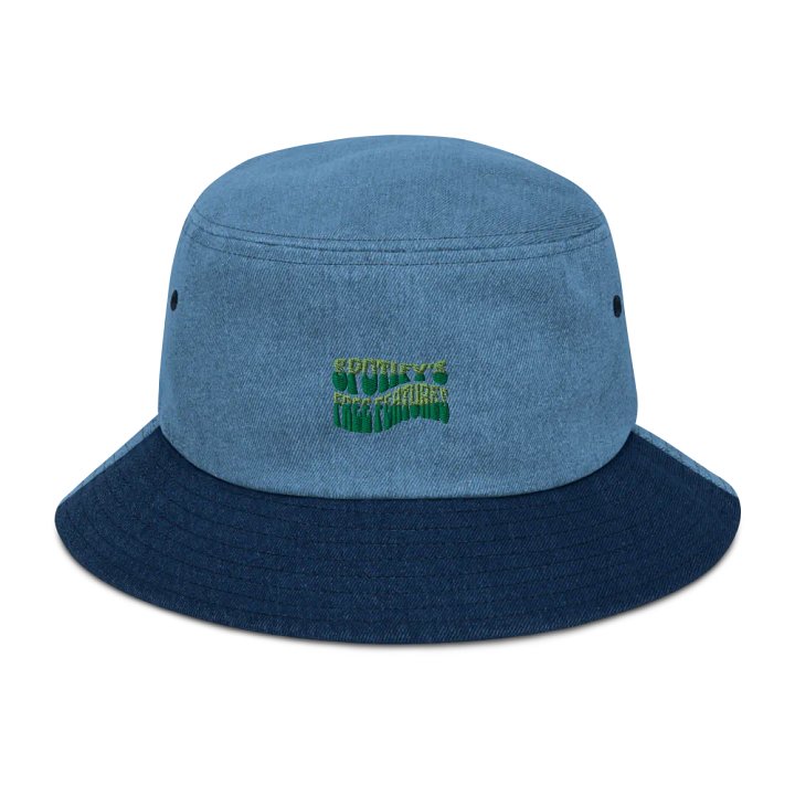 Spotify's Free Features - Colored | Tall Font ( Denim Bucket Hat) product image (14)