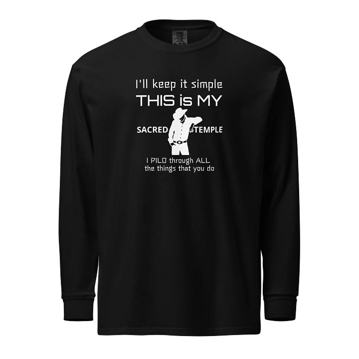 I'LL KEEP IT SIMPLE - COWBOY - LONGSLEEVE product image (1)