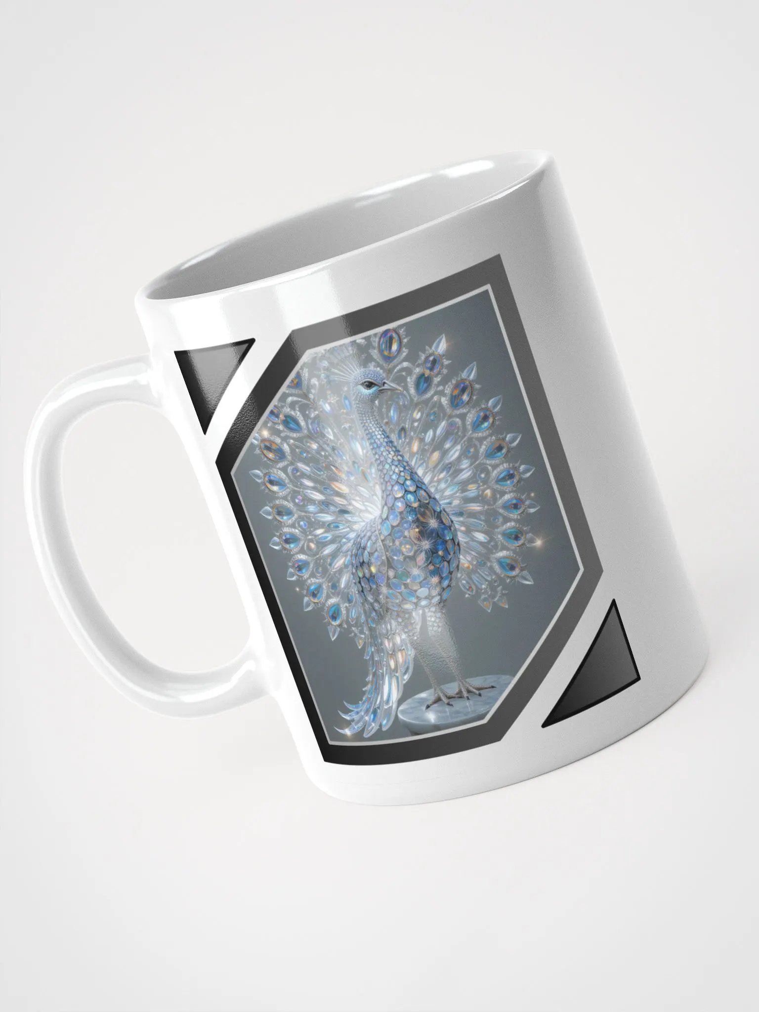 Glossy Mug: Diamond Peacock product image (3)