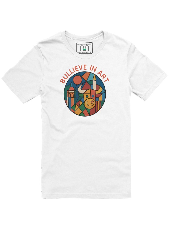 BULLIEVE IN ART – Bold Geometric Bull Tee by M-Art & Design product image (97)