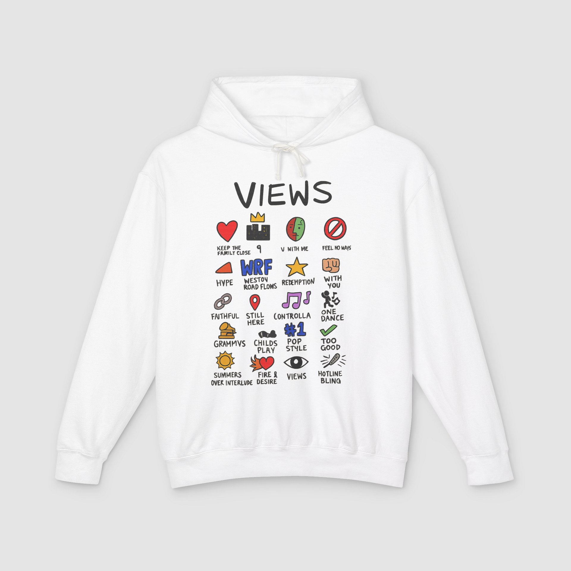 Drake Views Notebook Hoodie product image (1)