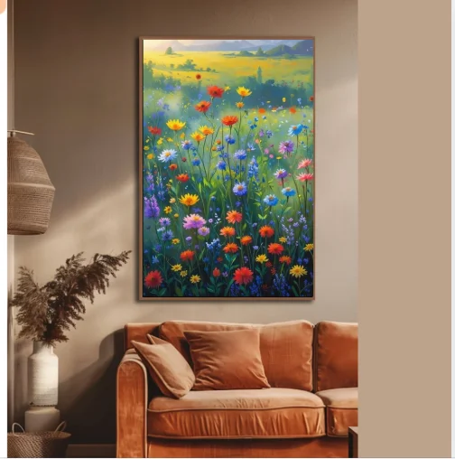 Wildflower Field Framed Wall Art product image (5)