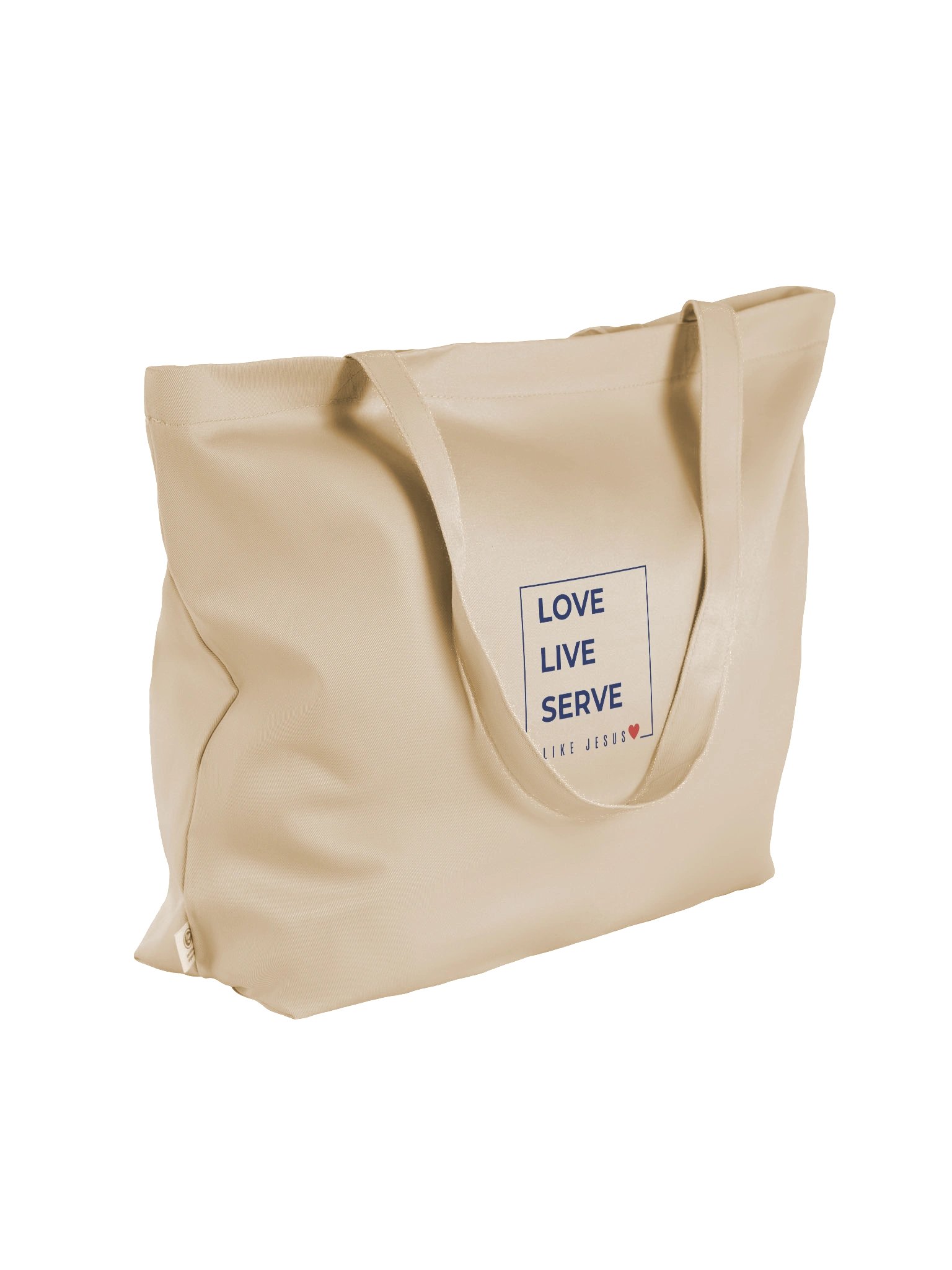 Love. Live. Serve. Like Jesus Organic Tote product image (4)