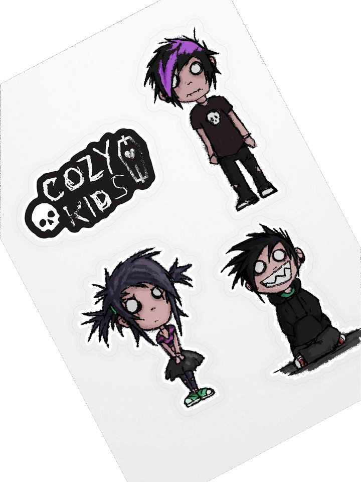 Cozy Kids Sticker Sheet product image (1)