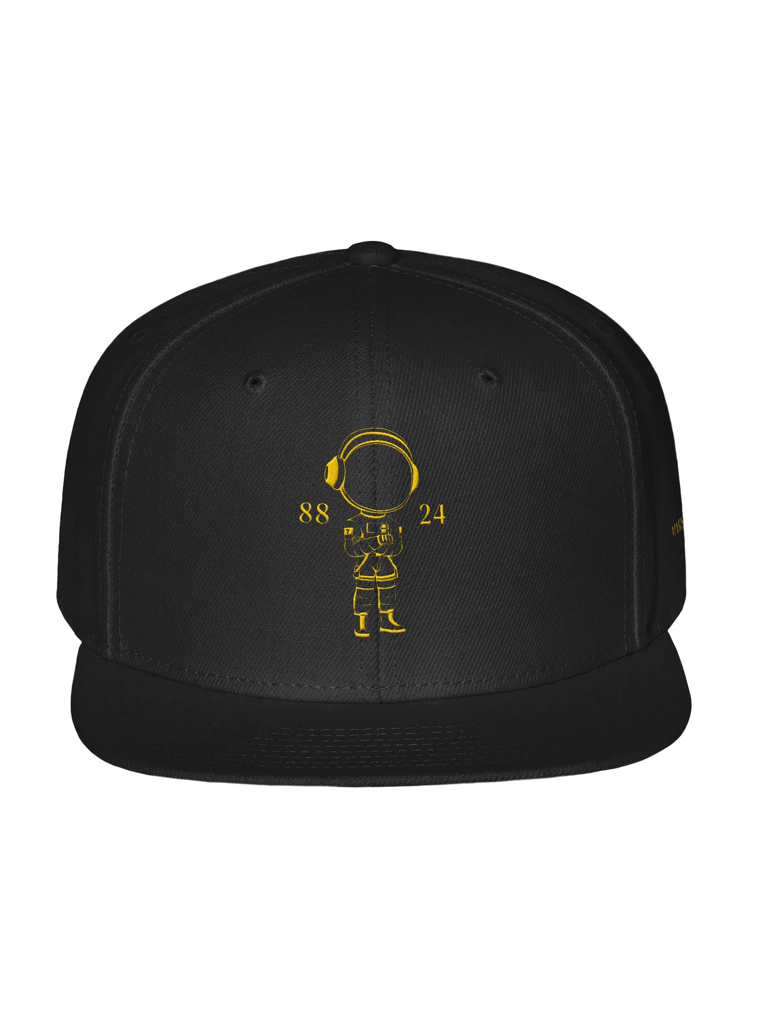 MARS CITY ALL GOLD ASTRONAUT 8824 LOGO OTTO WOOL SNAPBACK TRUCKER HAT (11 COLORS) product image (1)