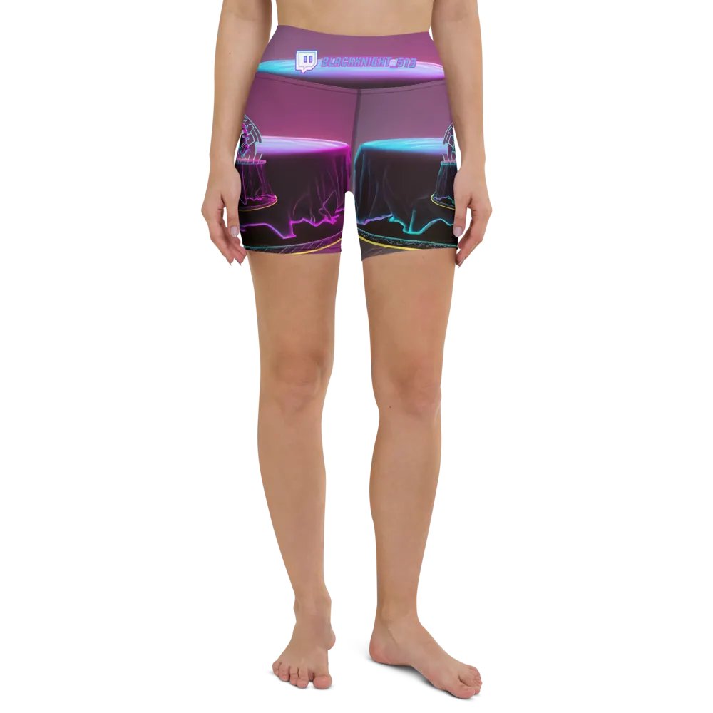 Blackknight513 All-Over Print Yoga Shorts product image (9)