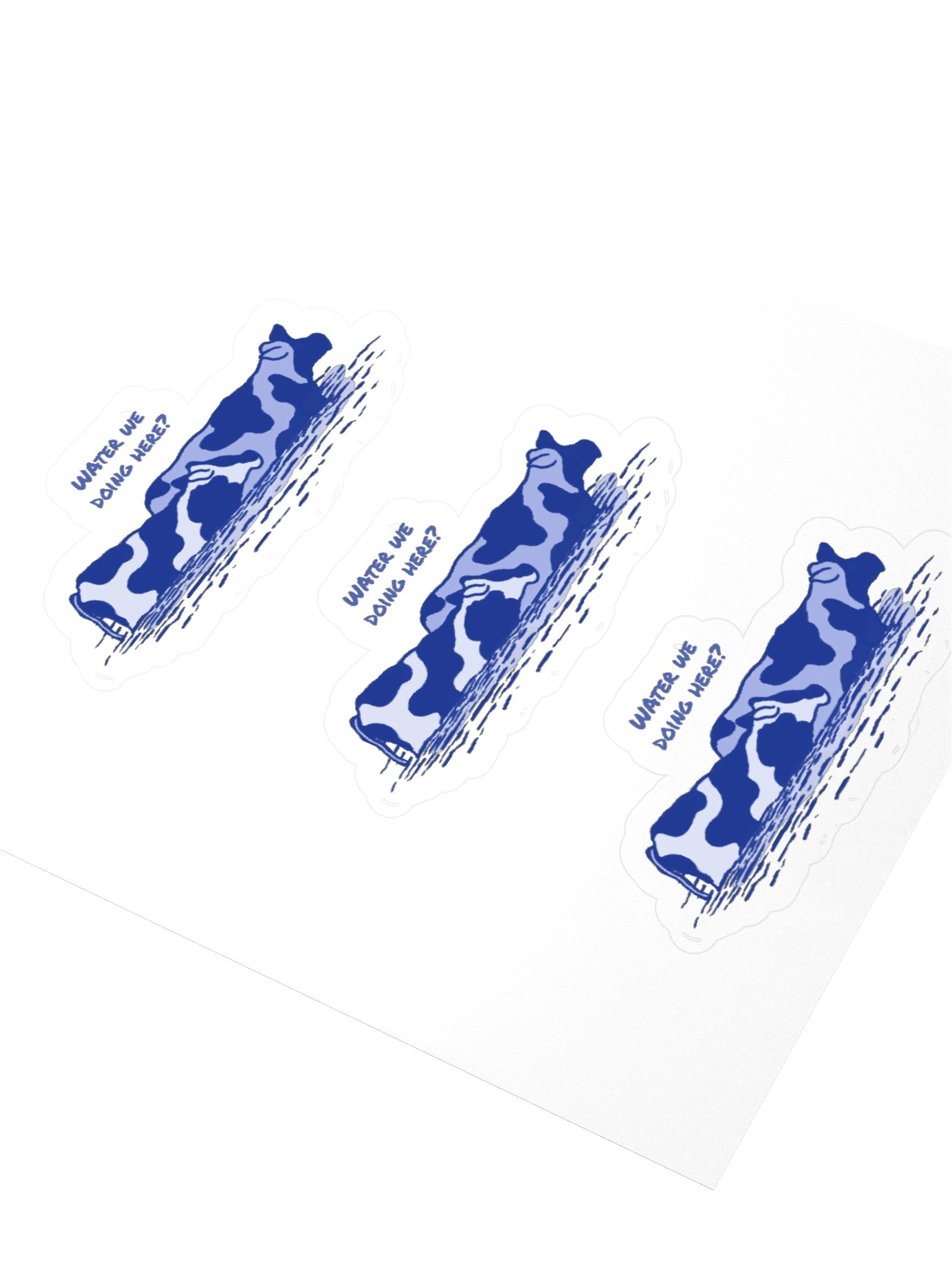 Water we doing here - Sticker (small) product image (3)