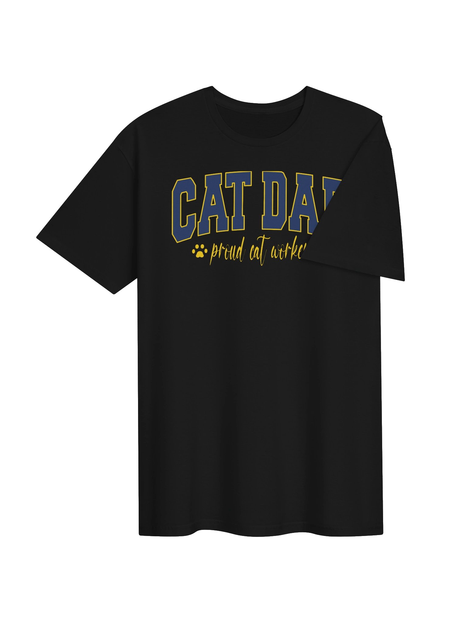 Cat Dad (proud cat worker) - Unisex Adult Super Soft Lightweight T-shirt product image (3)