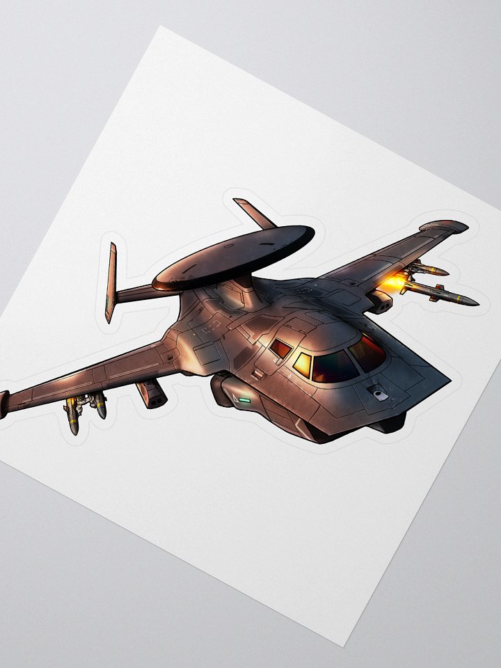 Medusa - Grey Flat (5.5 inch Sticker) product image (2)