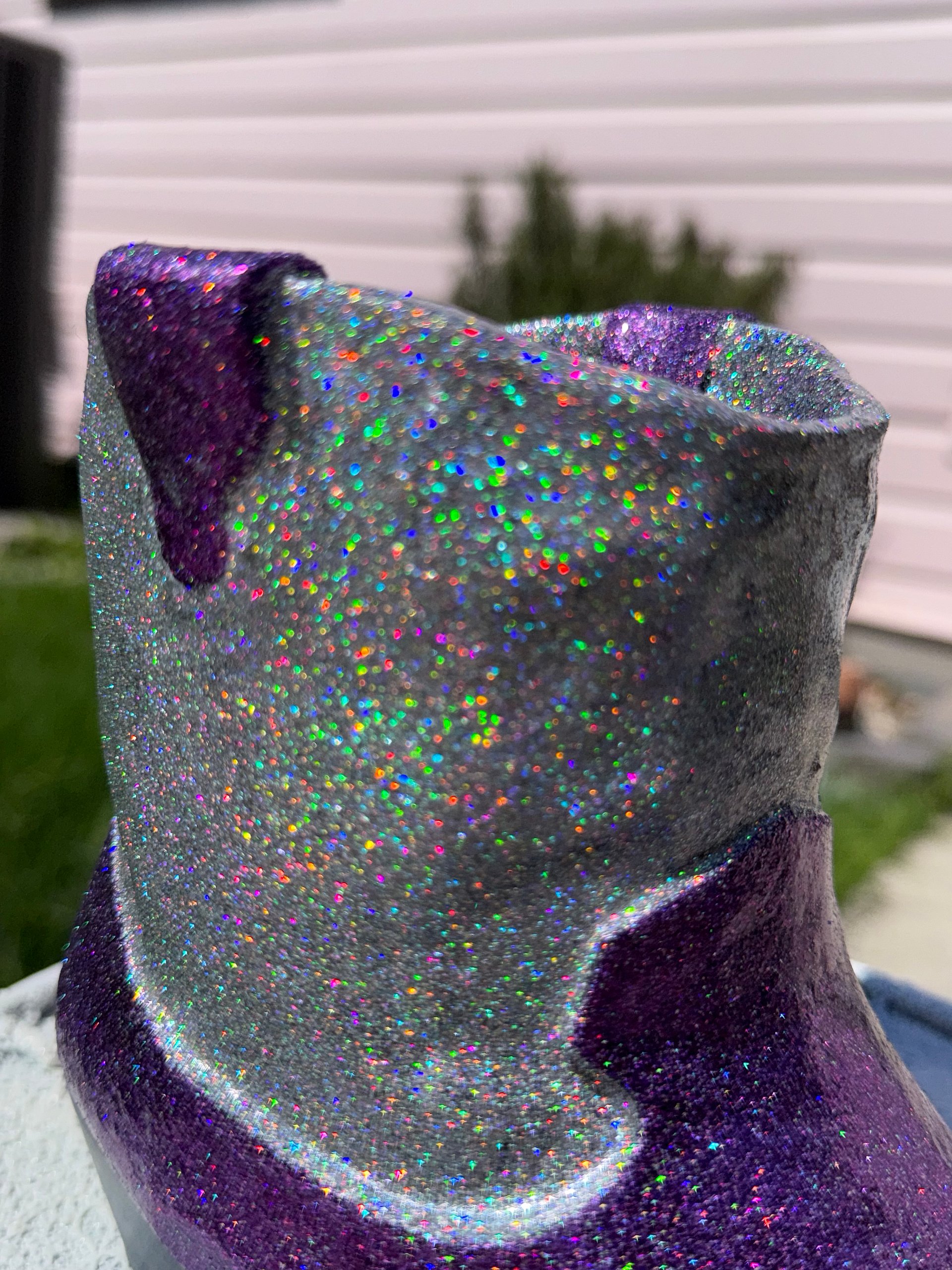 Cowgirl Boot 4 inch. Planter (Purple) product image (3)