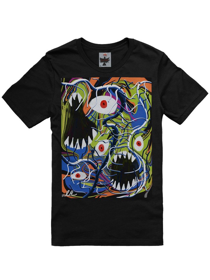 Psychedelic Eyes & Teeth Tee — Bella+Canvas product image (1)