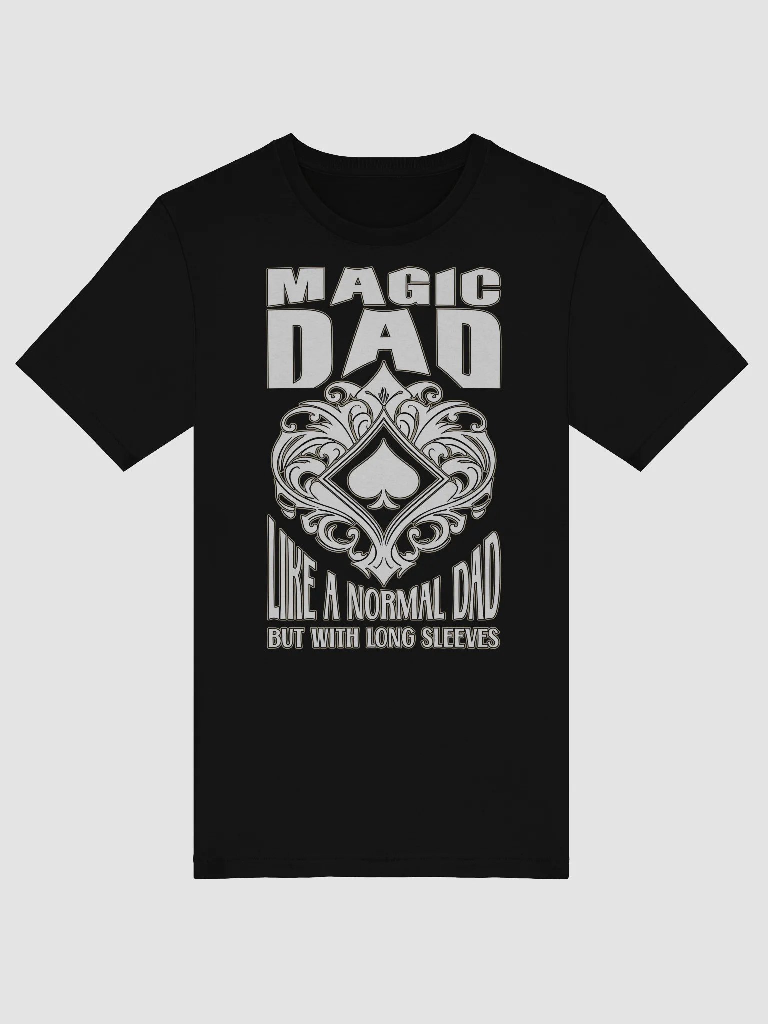 Magic Dad, Like a Normal Dad, But With Long Sleeves Tee product image (7)
