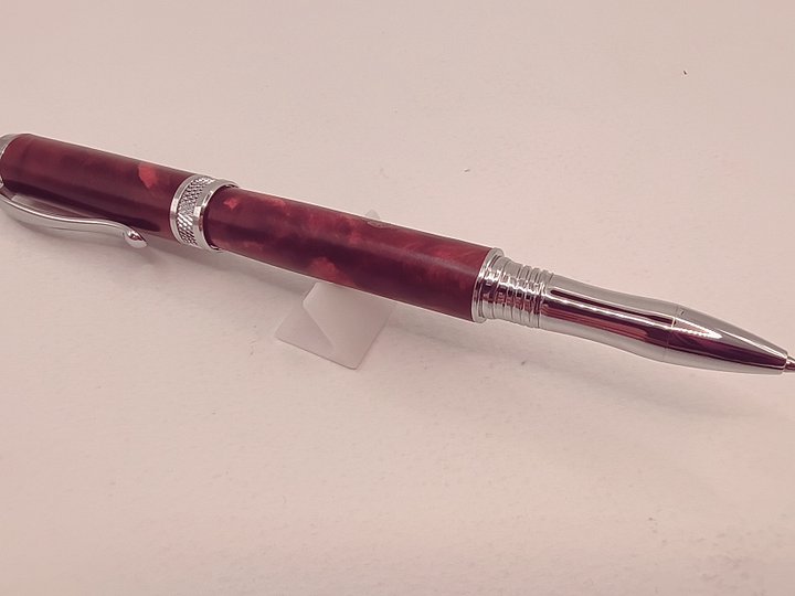 Double‑Dyed Purple and Pink Burl Diamond Knurl product image (1)