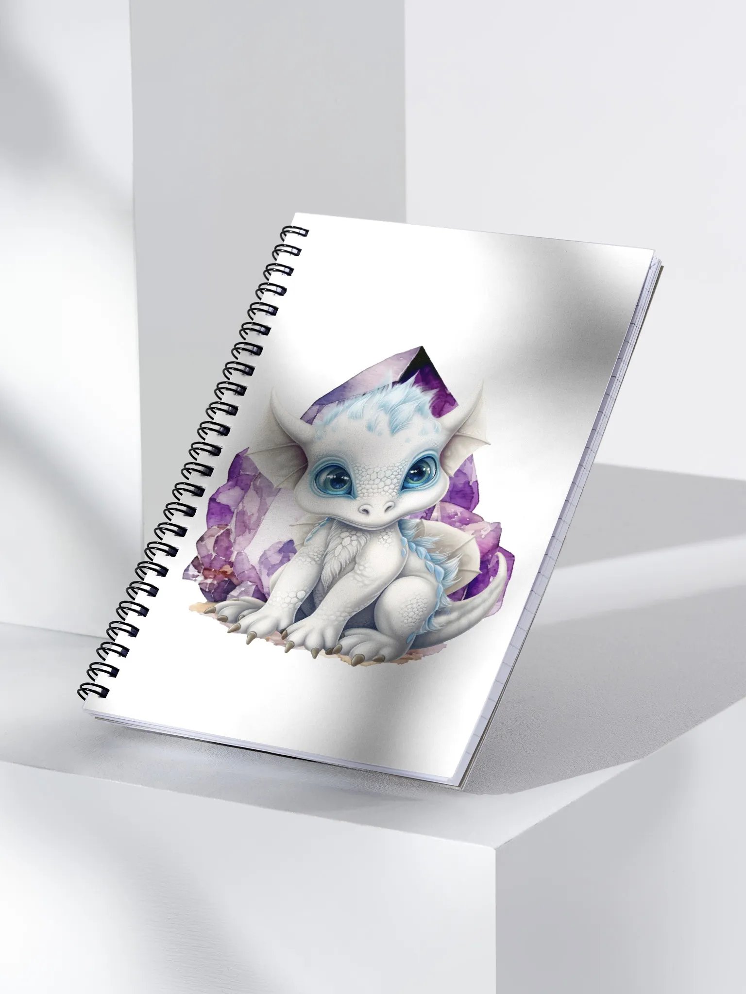 Luminous Crystal Dreams Spiral Notebook product image (3)
