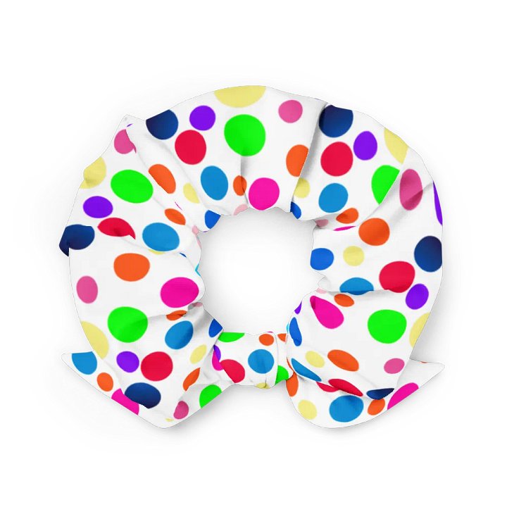 Multicolour circles All over print Scrunchie product image (2)