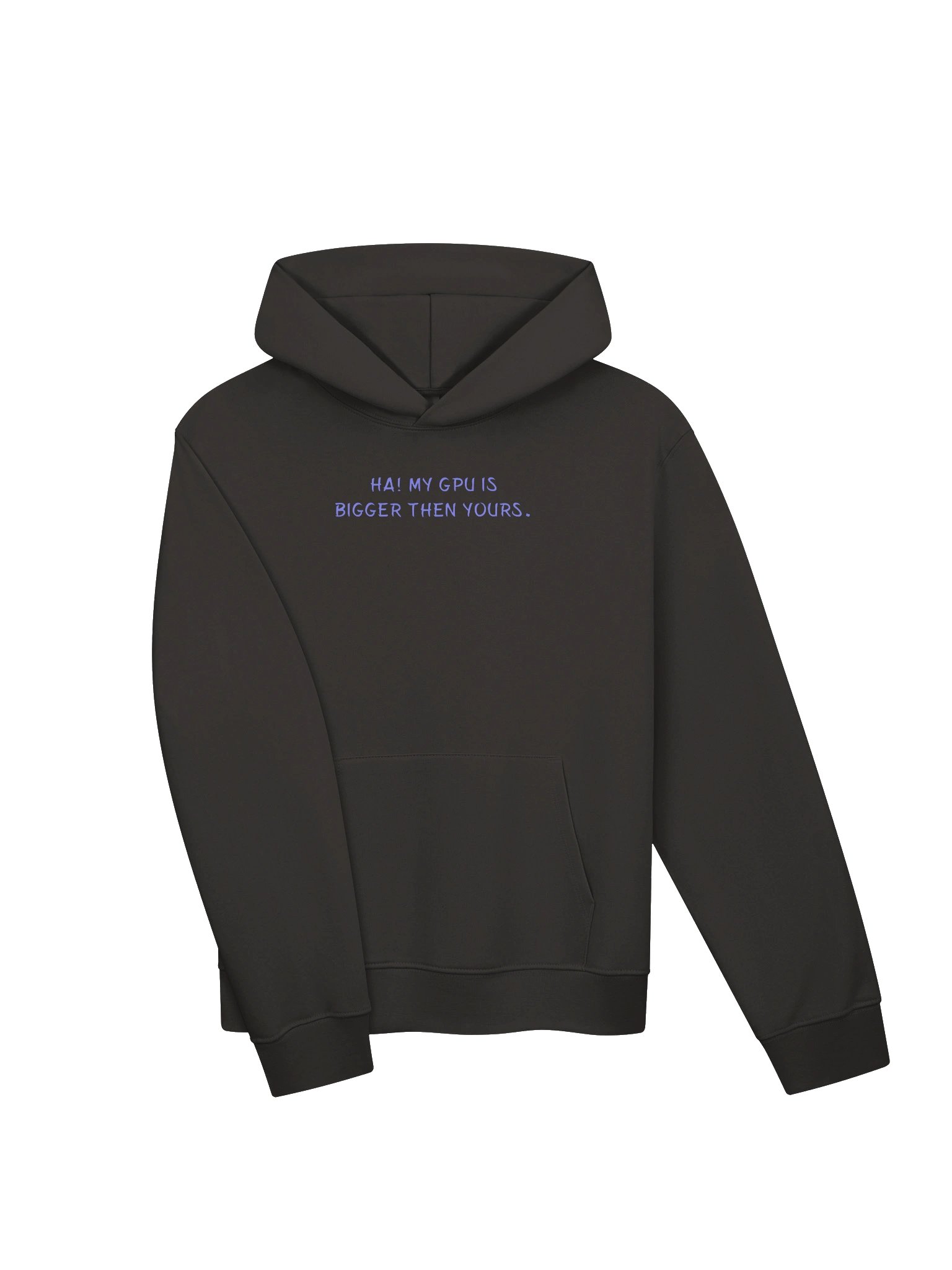 Ha My GPU Is Bigger Then Yours Meme Oversized Hoodie product image (25)