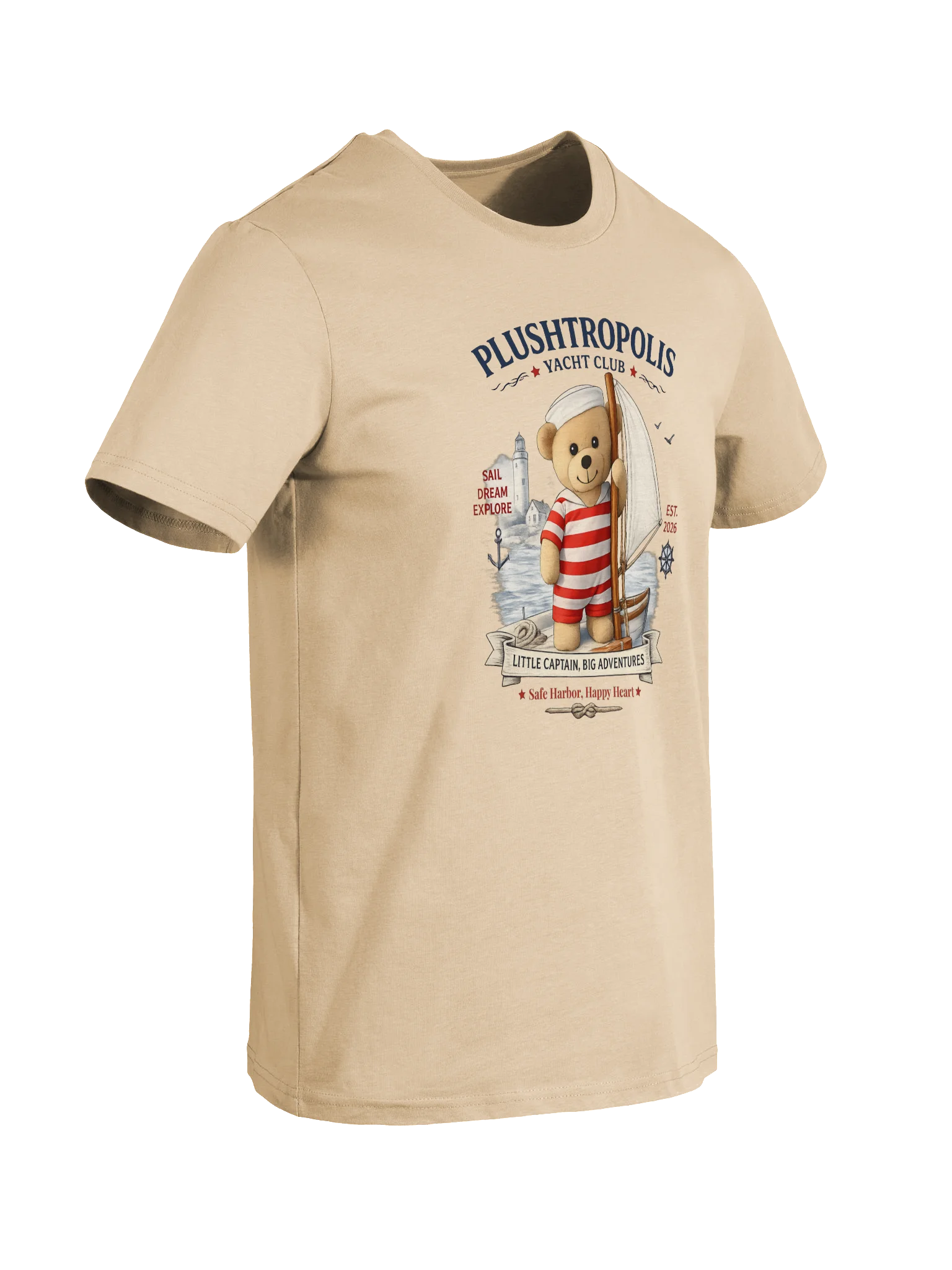 Plushtropolis Yacht Club Organic Cotton T-Shirt product image (10)