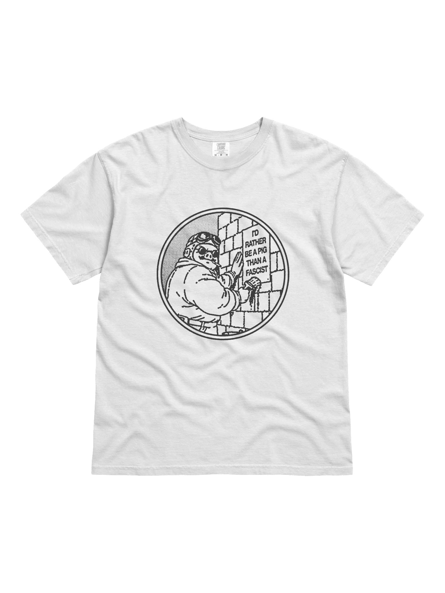 BE A PIG ! T-shirt. white vers. product image (2)