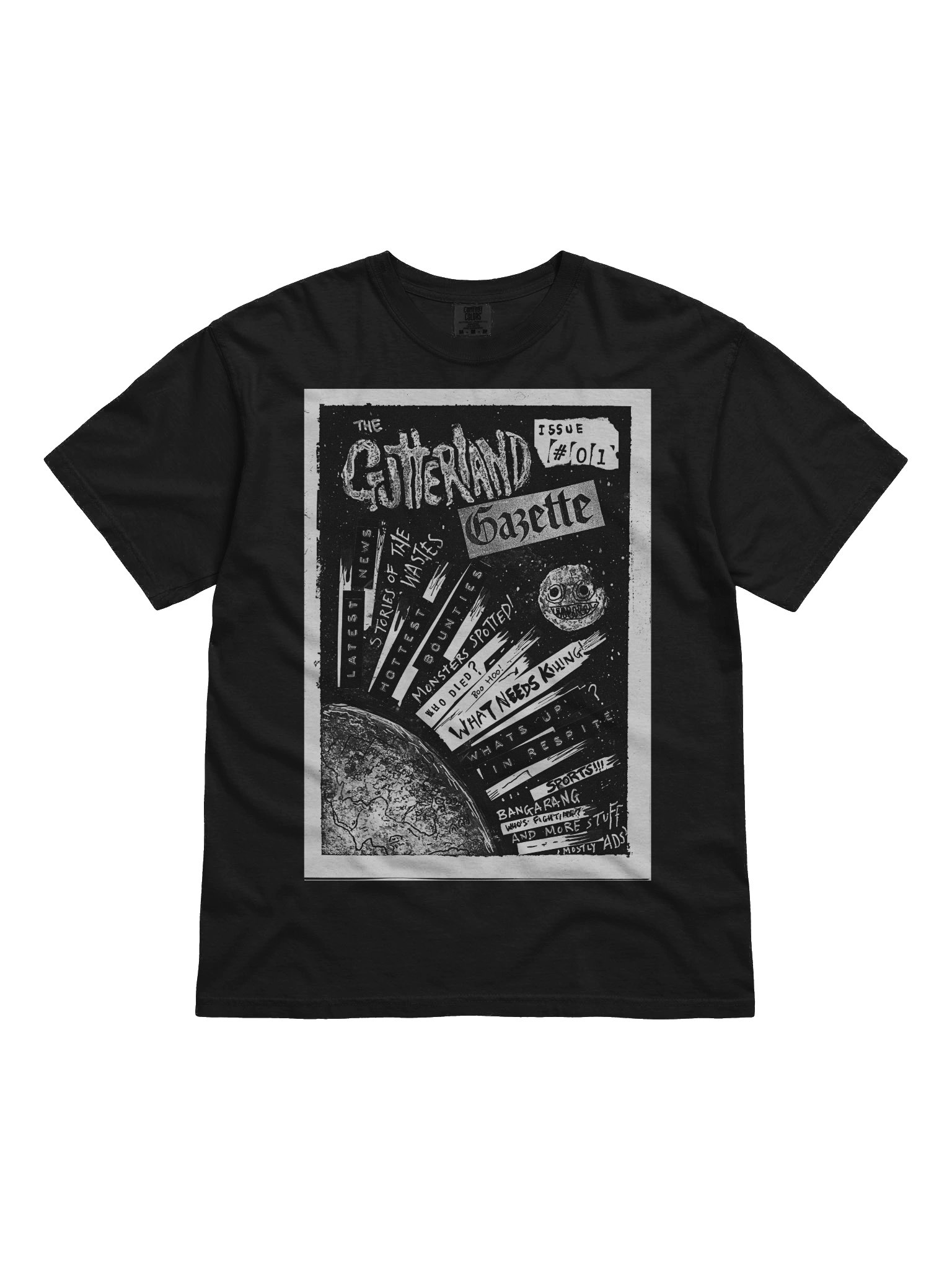 Gutterlands Gazette First edition T- Shirt product image (1)