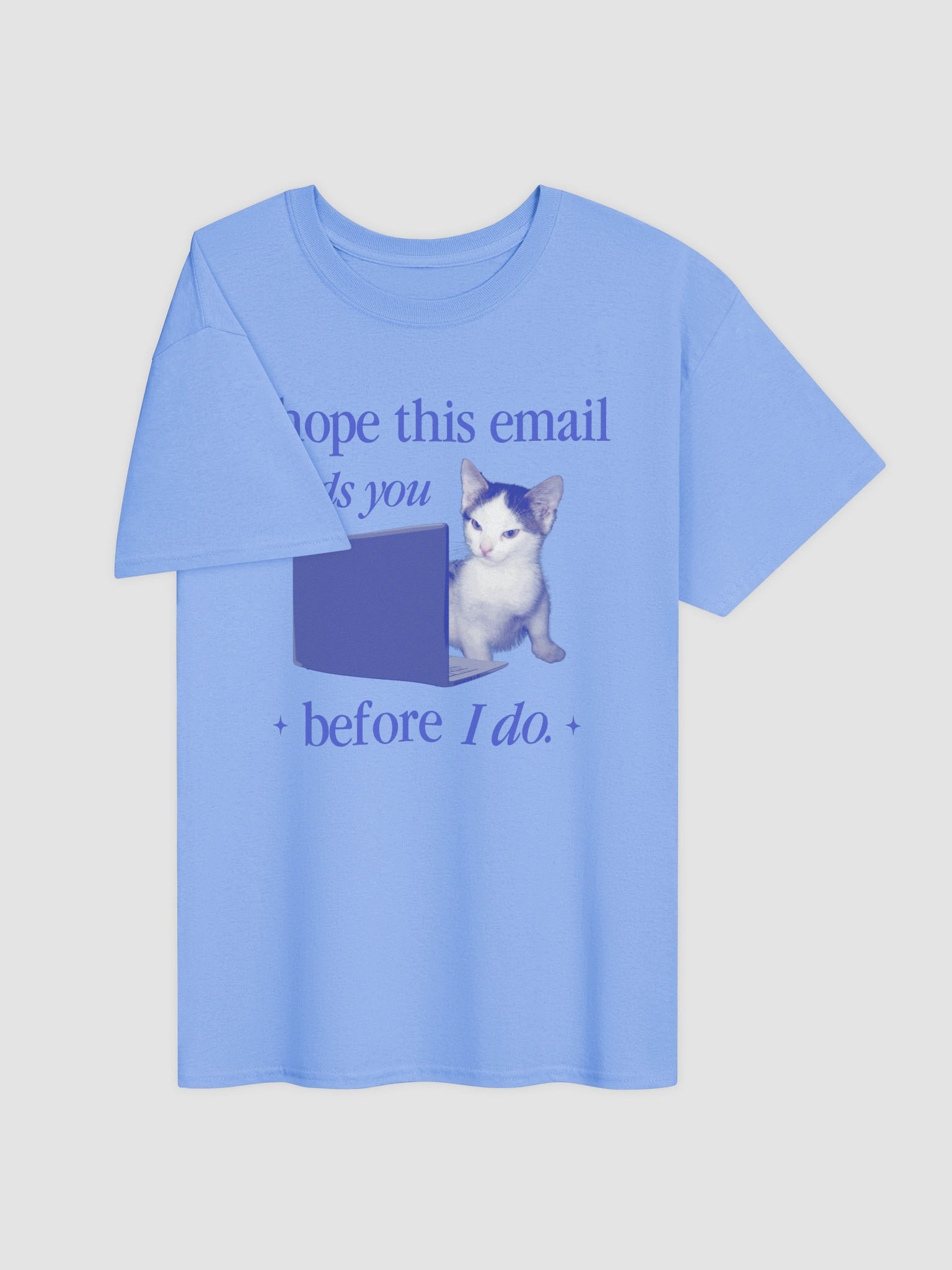 I hope this email finds you before I do - cat T-shirt product image (51)