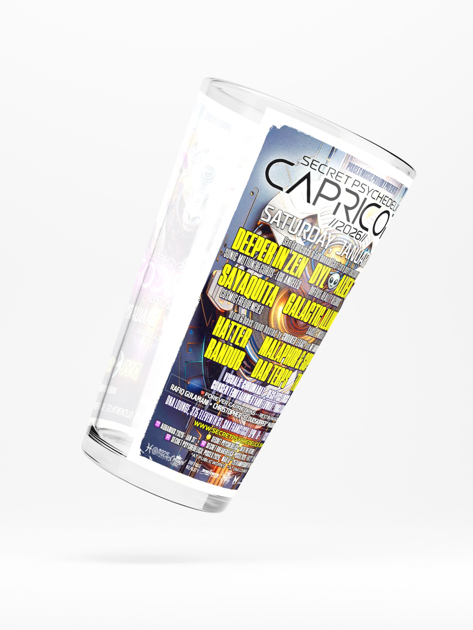 Capricorn 2026 Shaker Pint Glass product image (2)