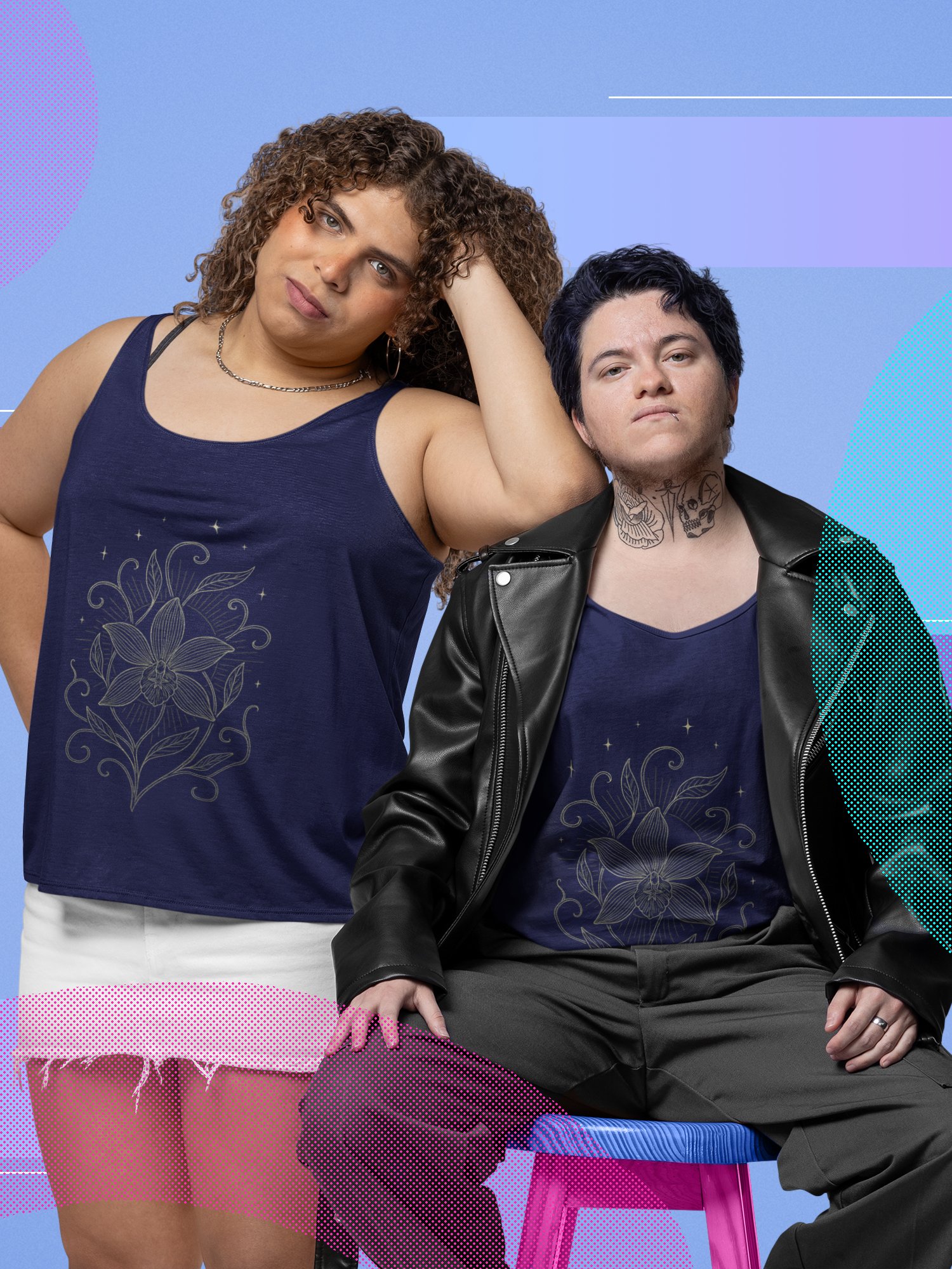 Celestial orchid tank - Unisex product image (6)