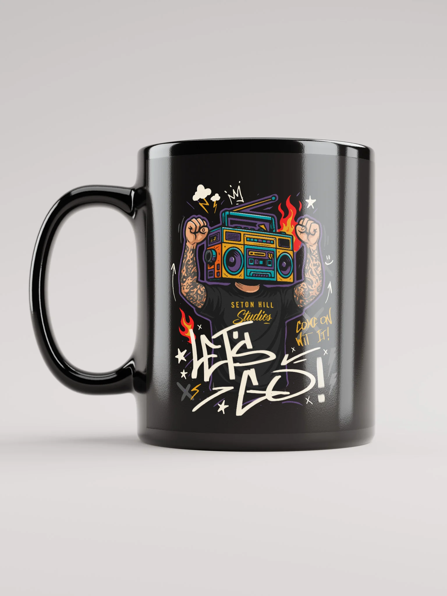 "Let's Go" Glossy Mug product image (3)