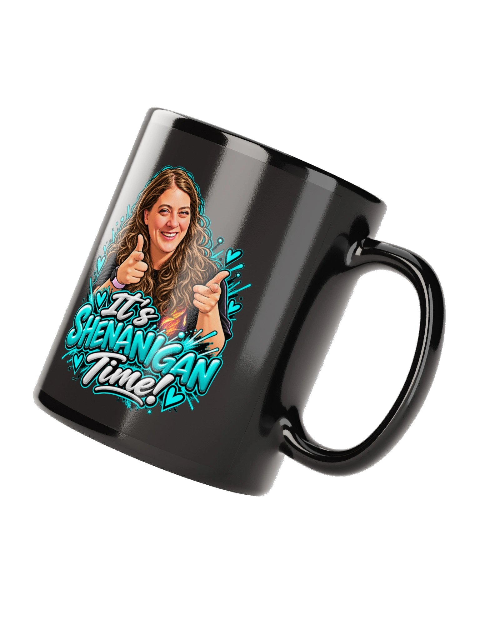 It's Shenanigan Time Black Glossy Mug product image (4)