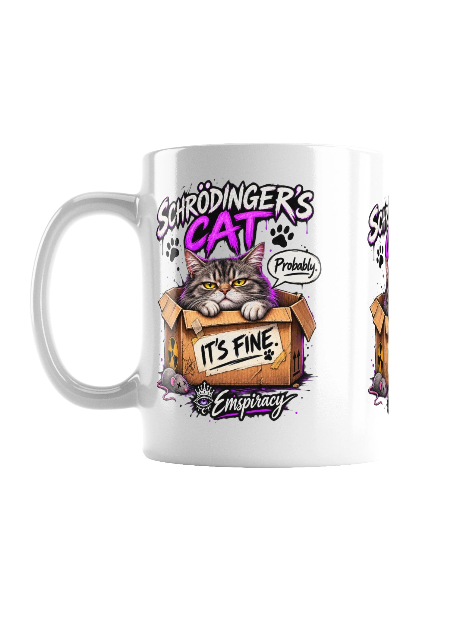 SCHRÖDINGER’S CAT  NOW IN MUG FORM. product image (1)