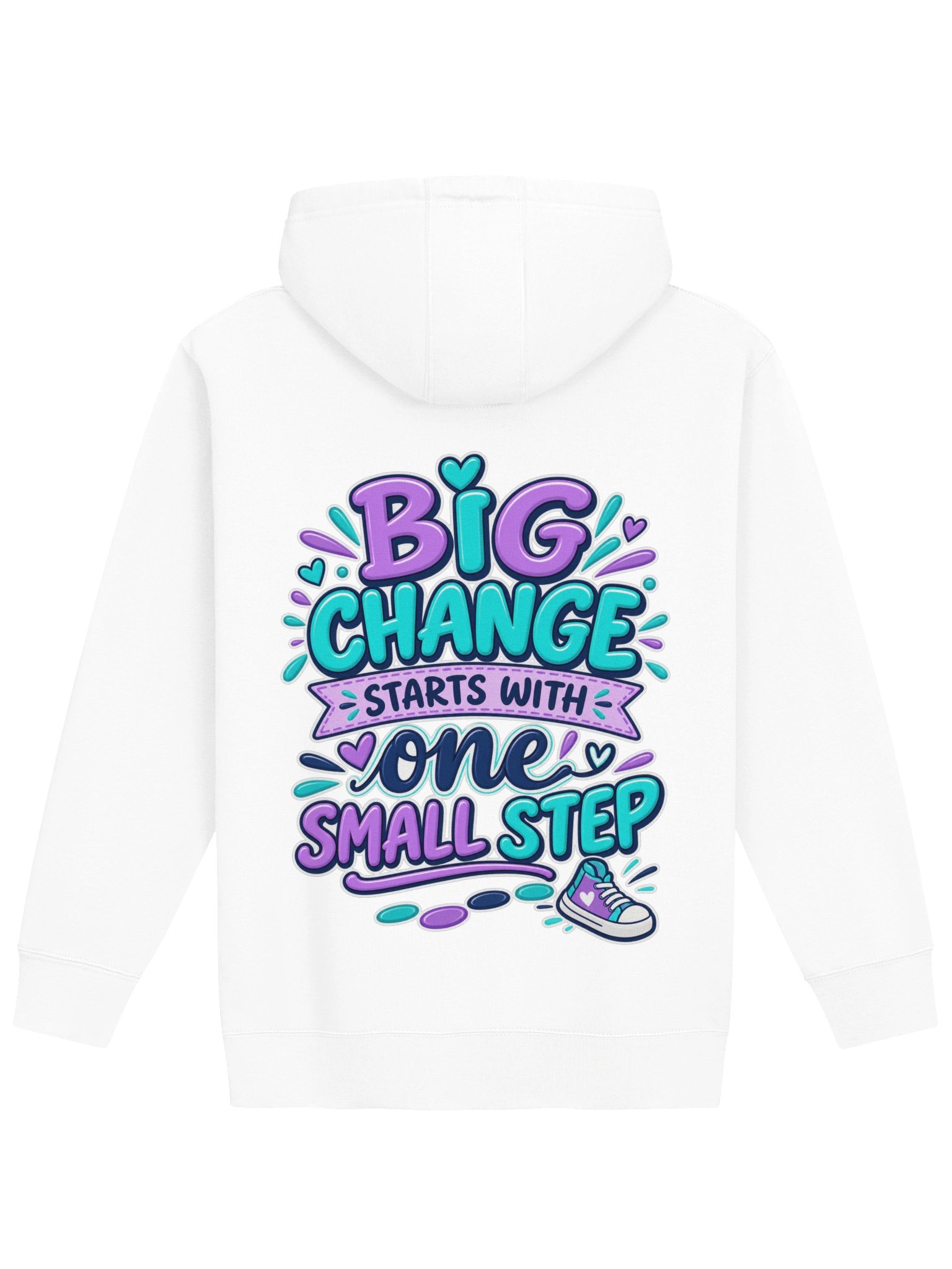 Inspirational Hoodie - Big Change Starts With One Step product image (9)