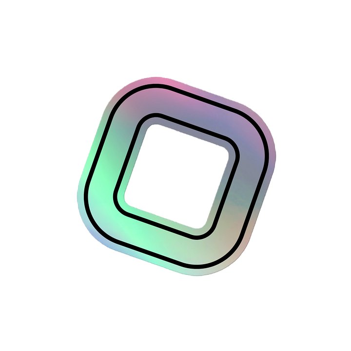 Squircle Sticker (Holo) product image (2)