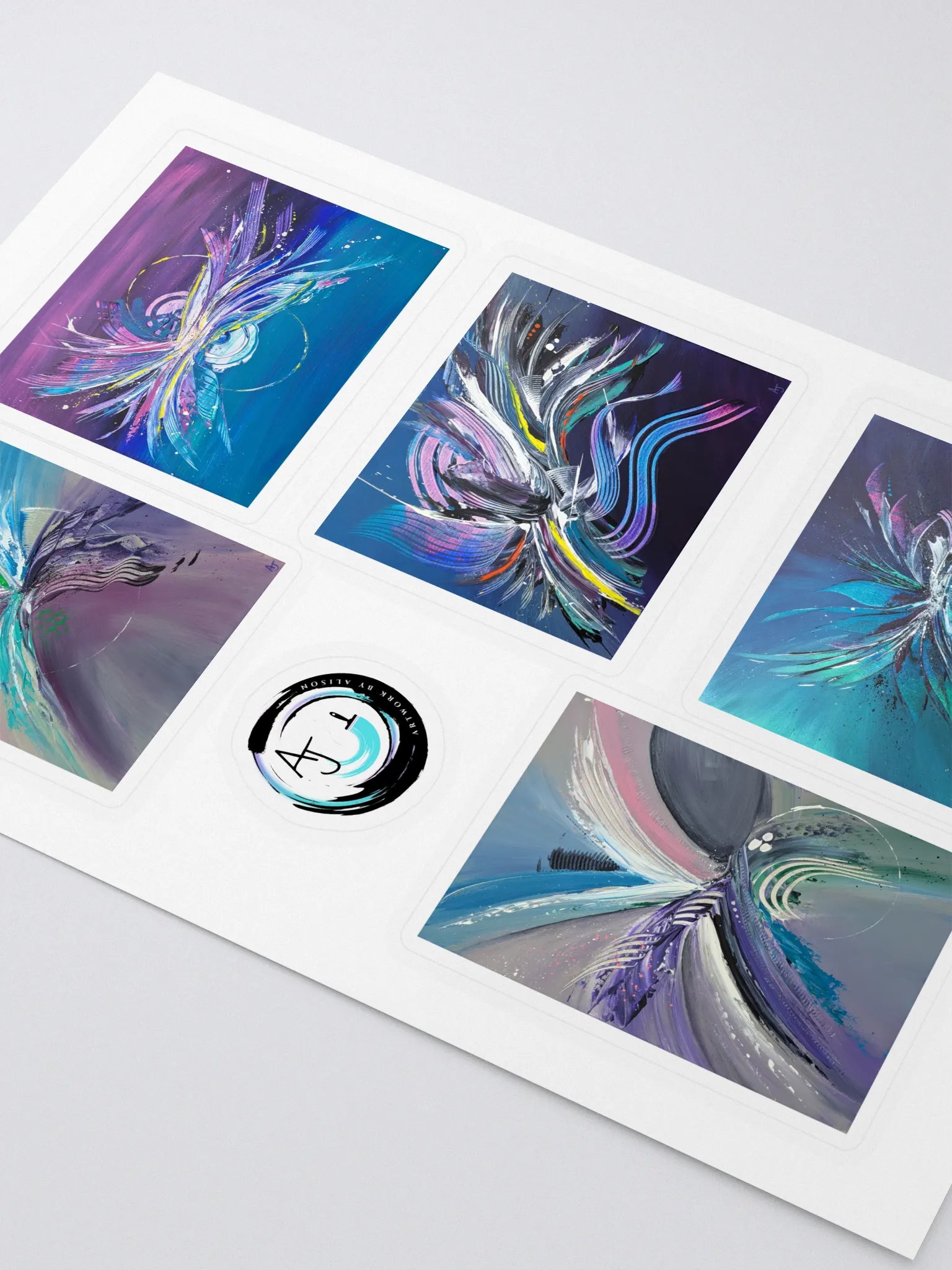 Artwork By Alison Abstract Sticker Collection product image (2)
