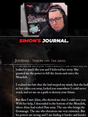 We did it, we got Simons Journal!#clairobscurexpedition33 #clairobscur #reaction #coe33simon #sadgameplay #sadgame #crying