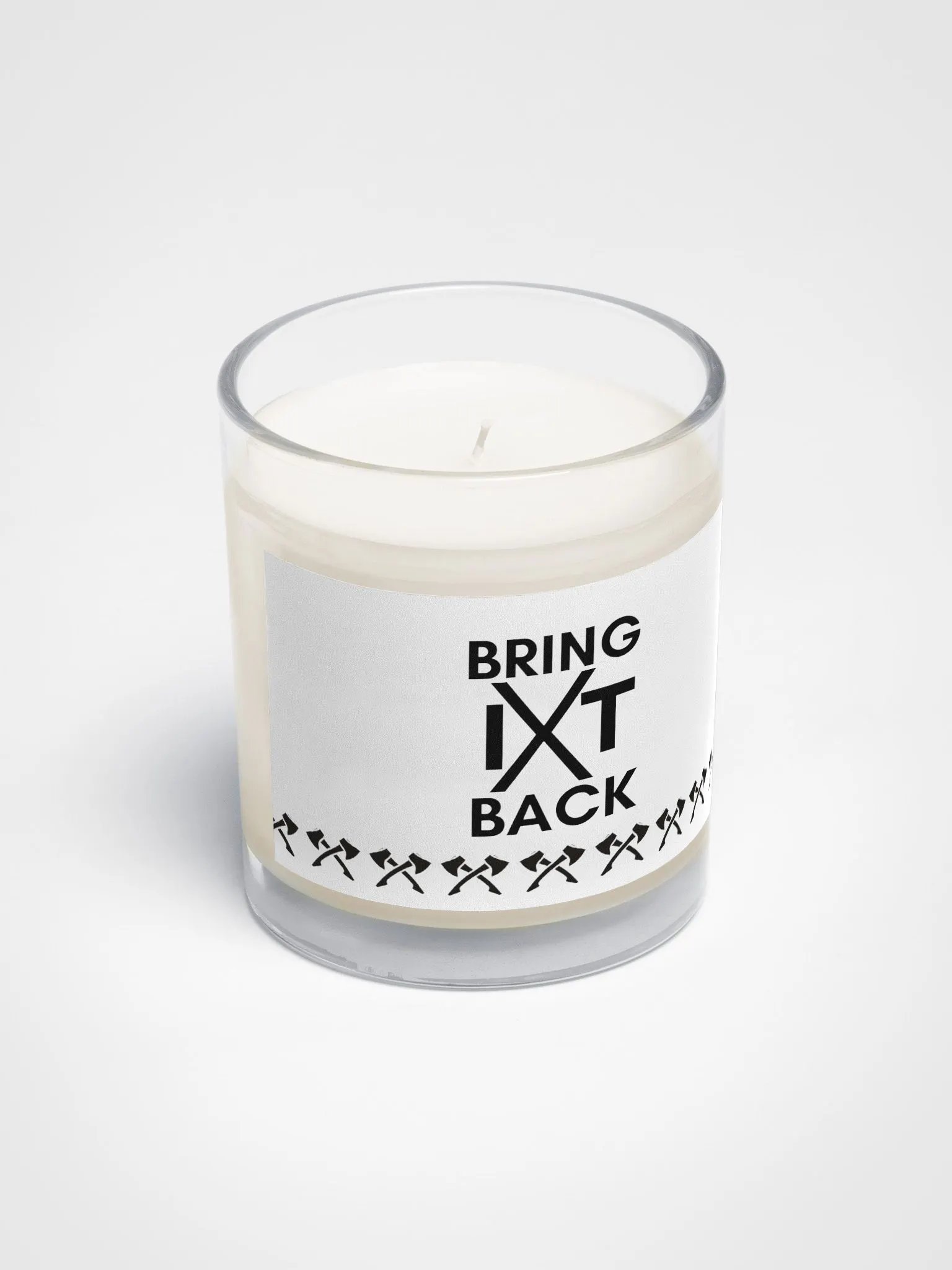 BRING IT BACK | Soy Wax Candle In A Clear Glass Jar by Allcolor product image (2)