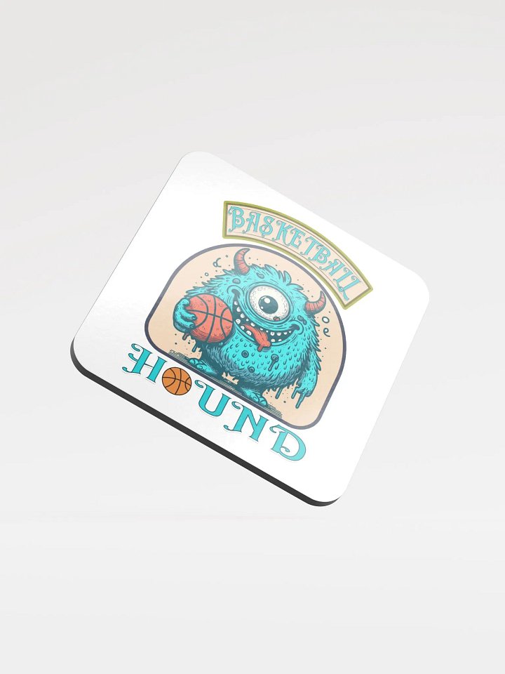 Basketball Hound Whimsical Cork Coaster product image (2)