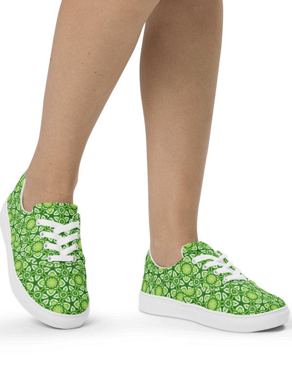 Symmetric Green Dream Lace-Ups product image (5)
