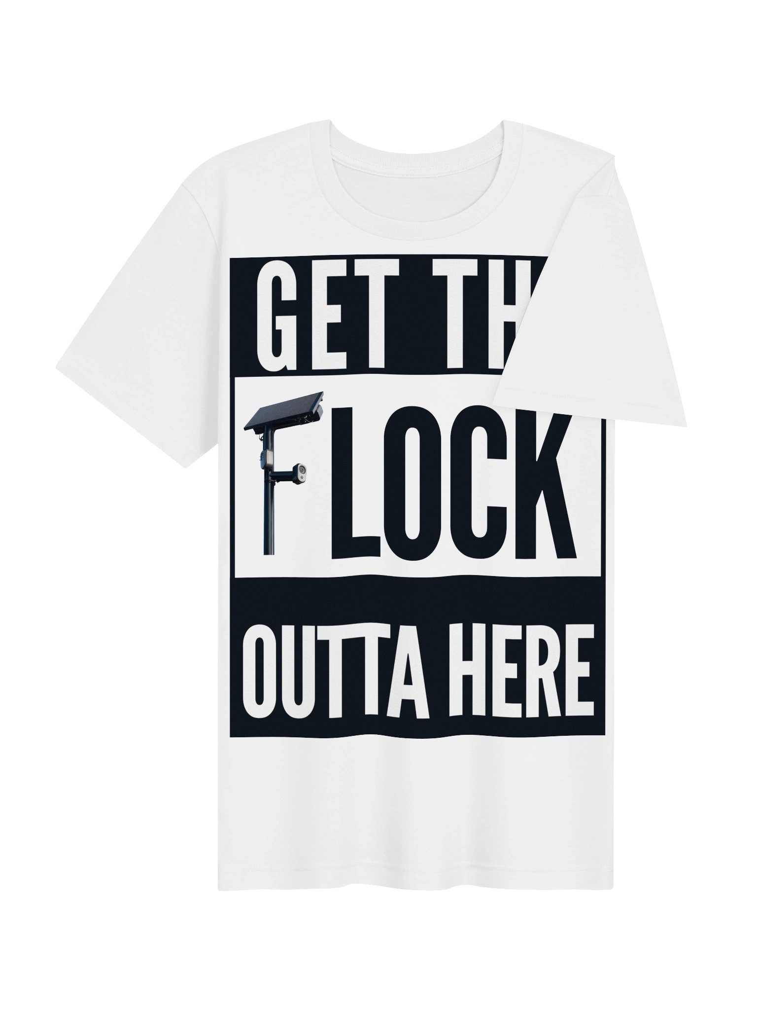 GET THE FLOCK OUTTA HERE — Jake Underwood Show White T-Shirt product image (4)