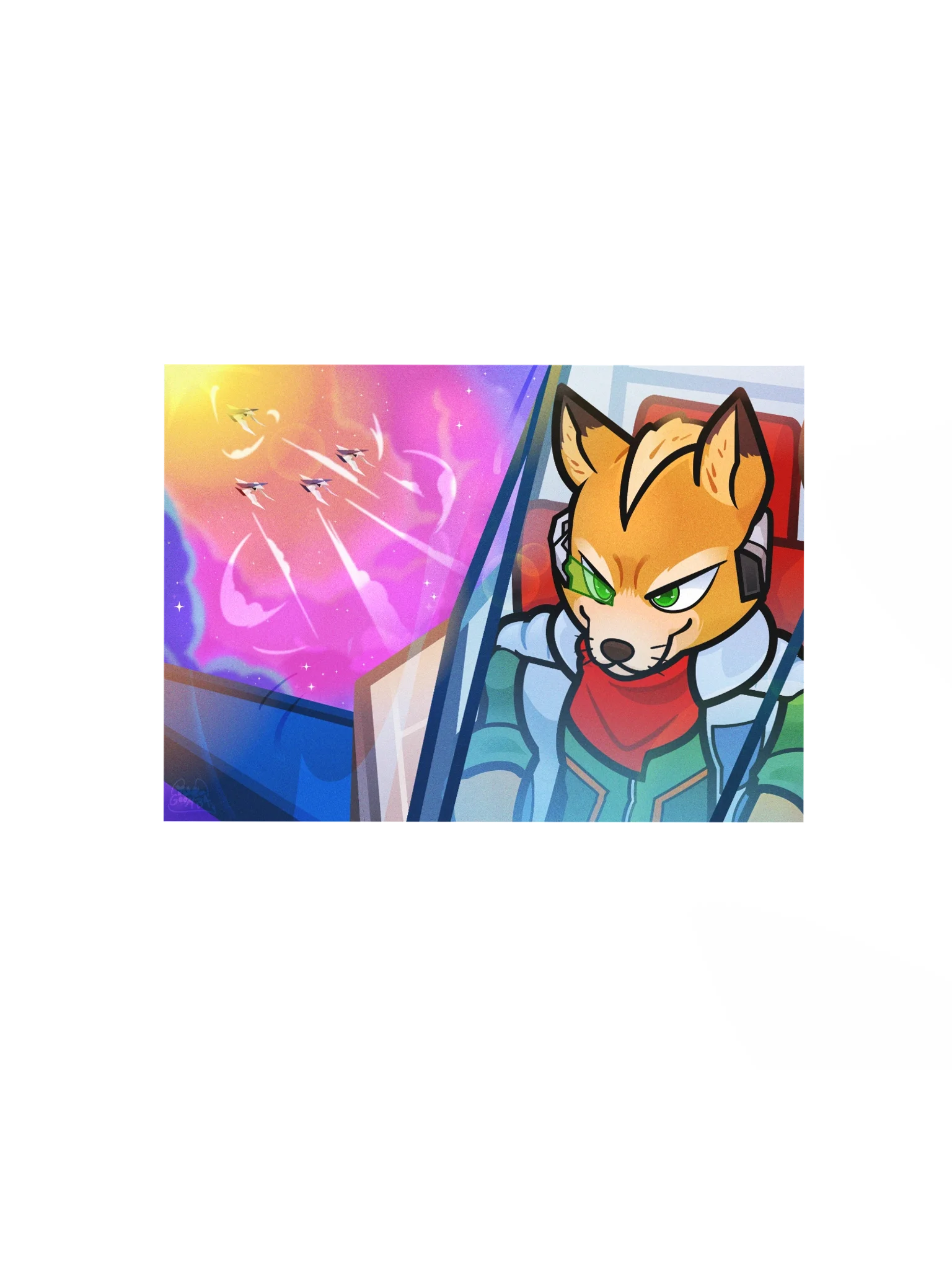 Space Ace - StarFox - Print product image (5)