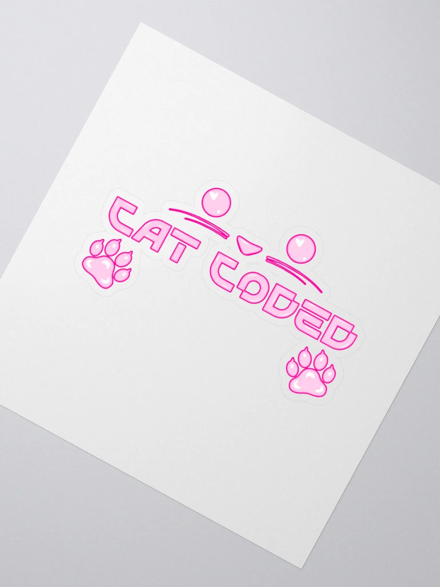 Cat Coded - Cat Pet Play Sticker product image (5)
