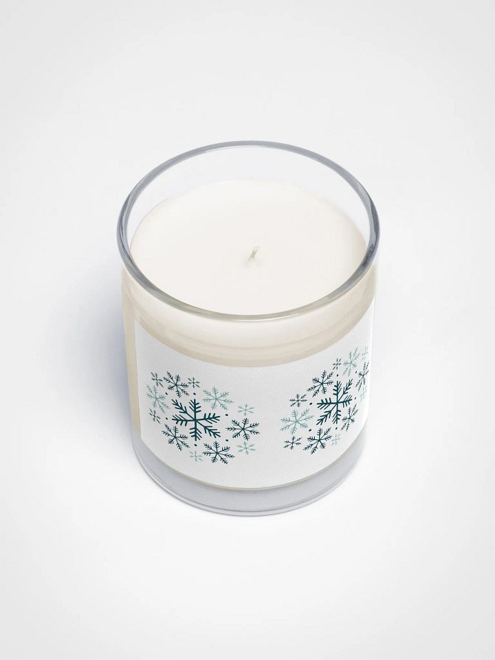Symmetrical Snowflakes Soy Wax Candle product image (2)