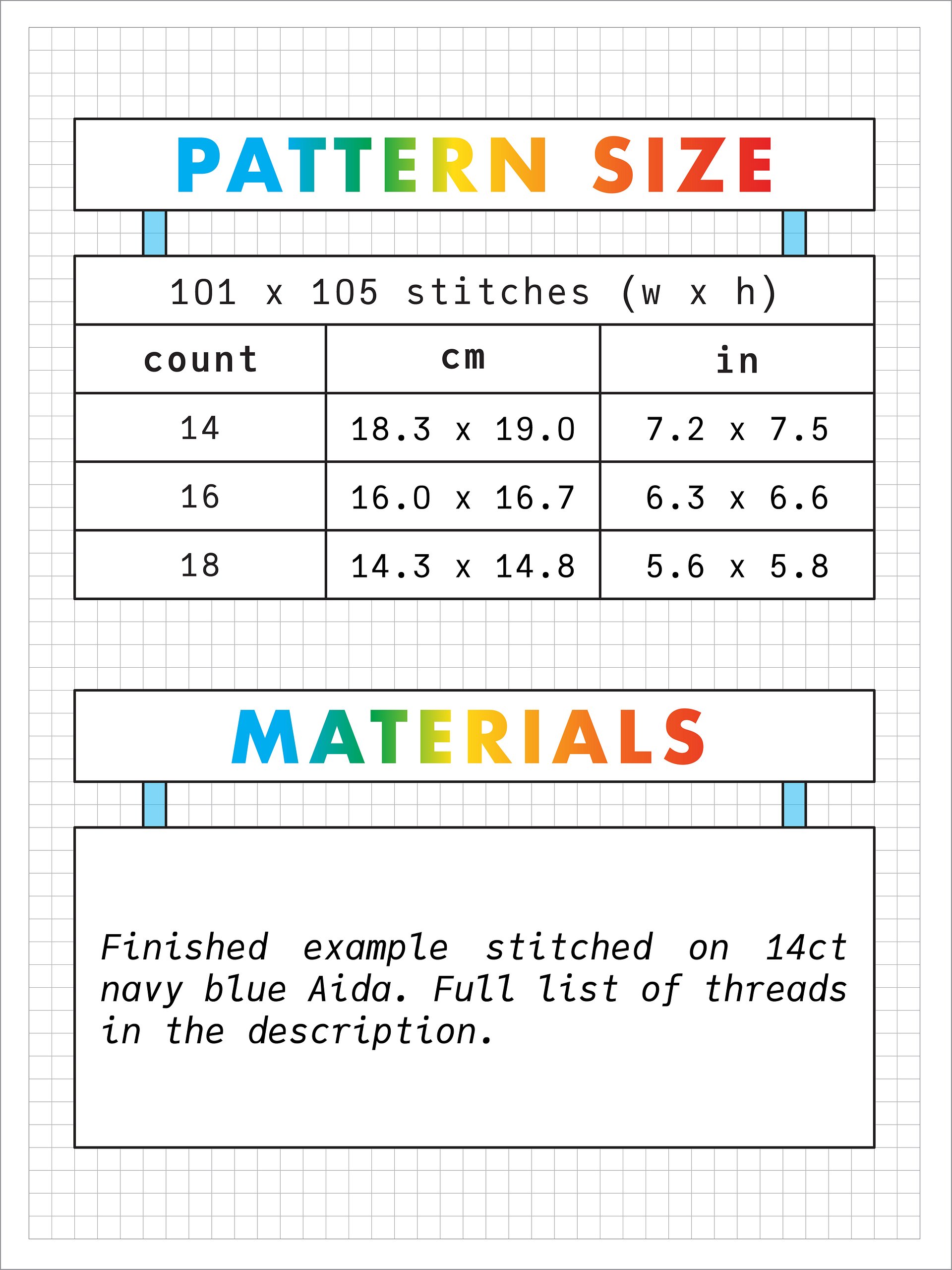 HR Diagram Cross Stitch Pattern • PDF Digital Download product image (3)