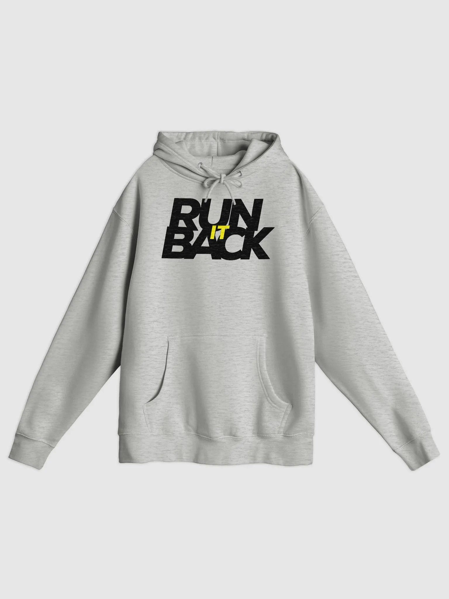 Run It Back Hoodie Black Lettering product image (1)