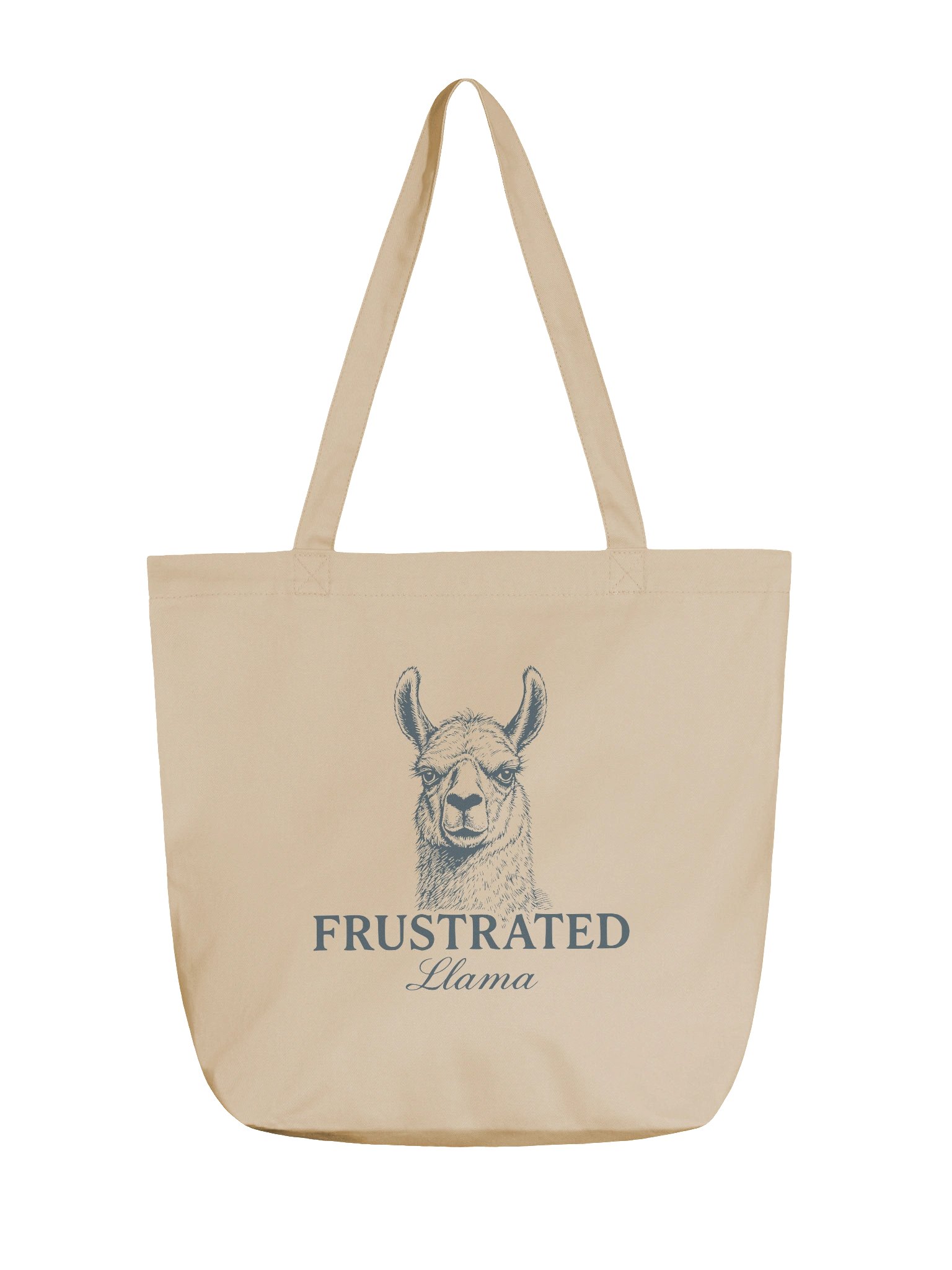 Frustrated Llama Organic Cotton Tote Bag product image (1)
