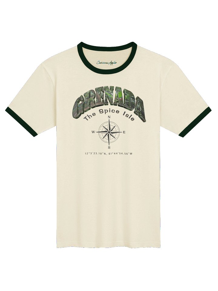 Compass - Grenada - Vintage ALT | Unisex Ringer T-Shirt | 5 Versions product image (15)