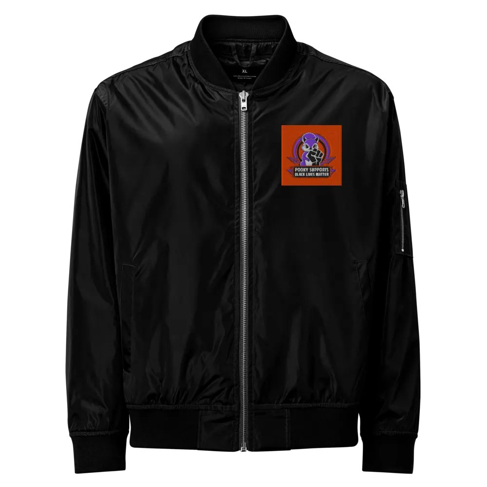 embroidered Pooky's BLM Bomber Jacket product image (1)