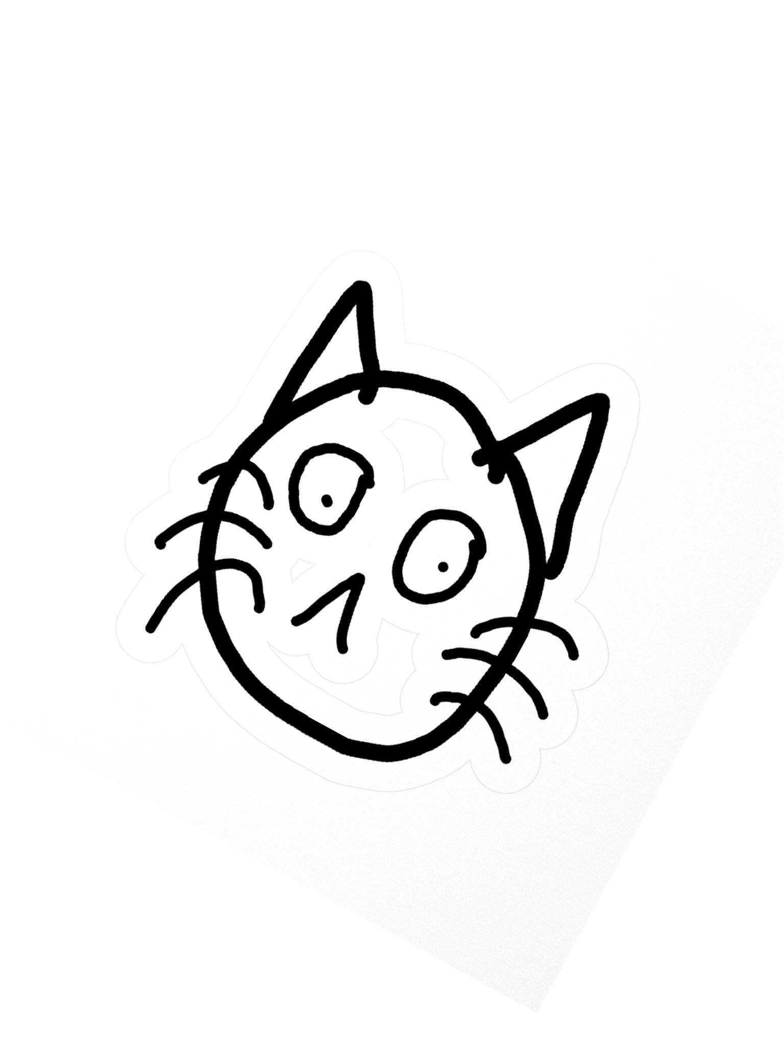 Happy Cat Sticker | Archaea Chasma