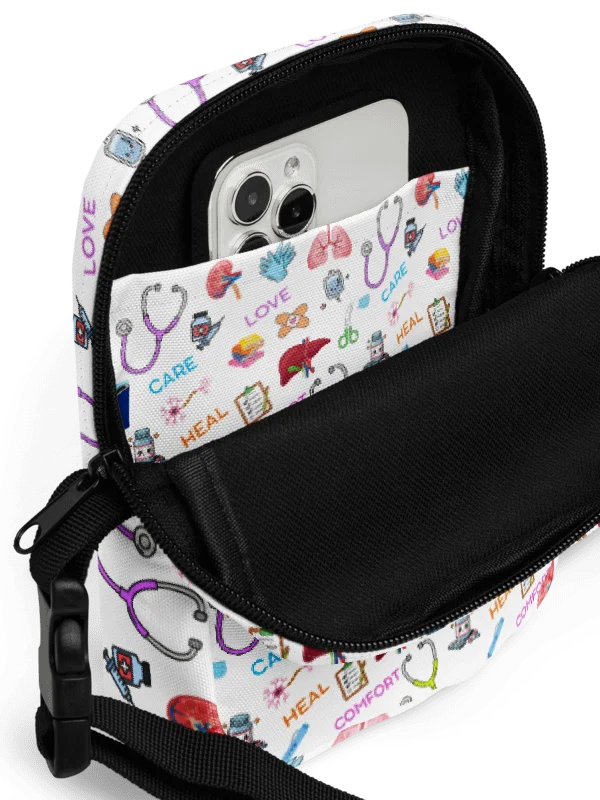 Nursing Student Crossbody Bag | Nursing Clinical Bag | Medical-Themed Nurse Bag by Nurse Sarah® product image (3)