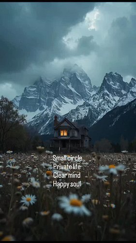 Small circle 👥
Private life 🔒
When you protect your space, your mind gets quieter 🧠
When your mind is clear, your soul feels ...
