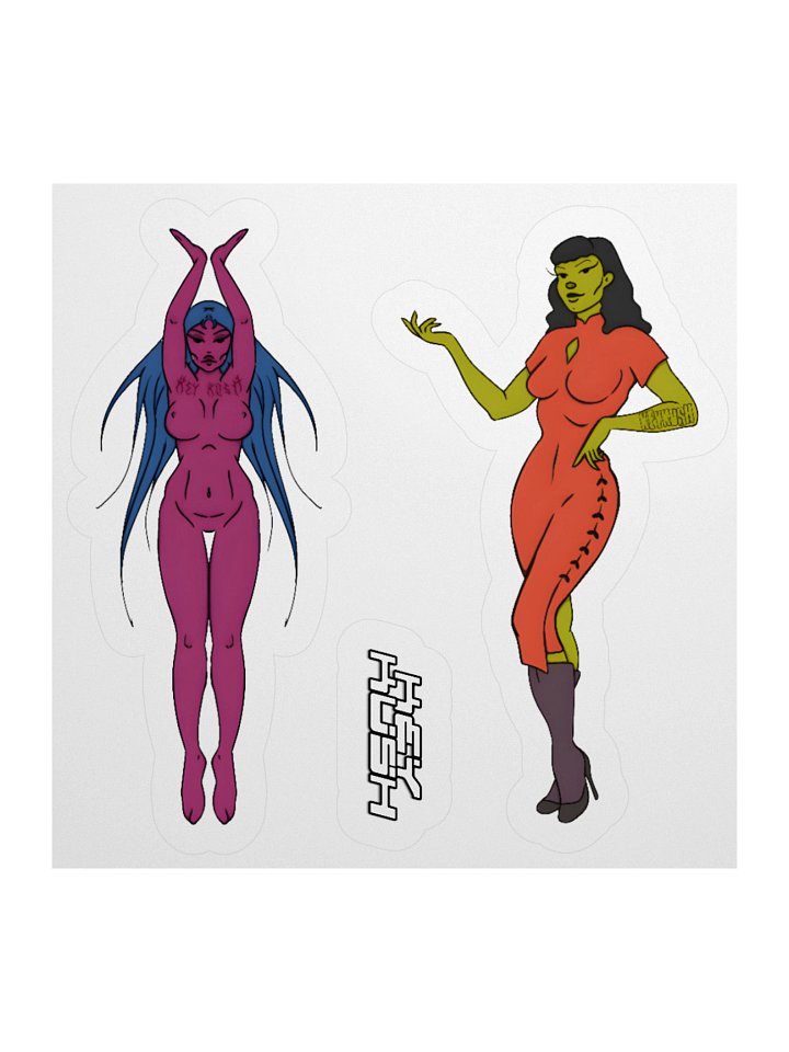 girls of hue. sticker pack 1 product image (1)