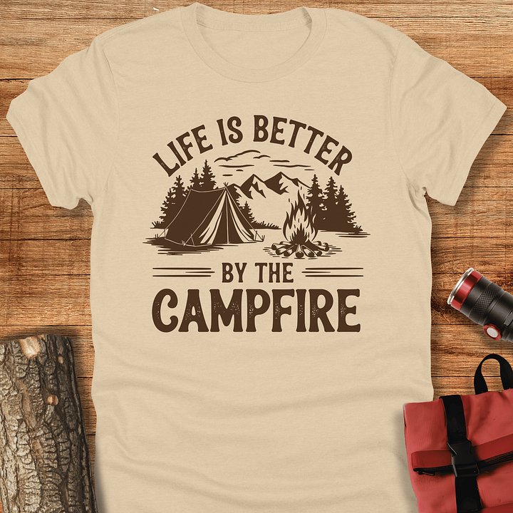 Life is better, Camping t-shirt, Unisex product image (1)